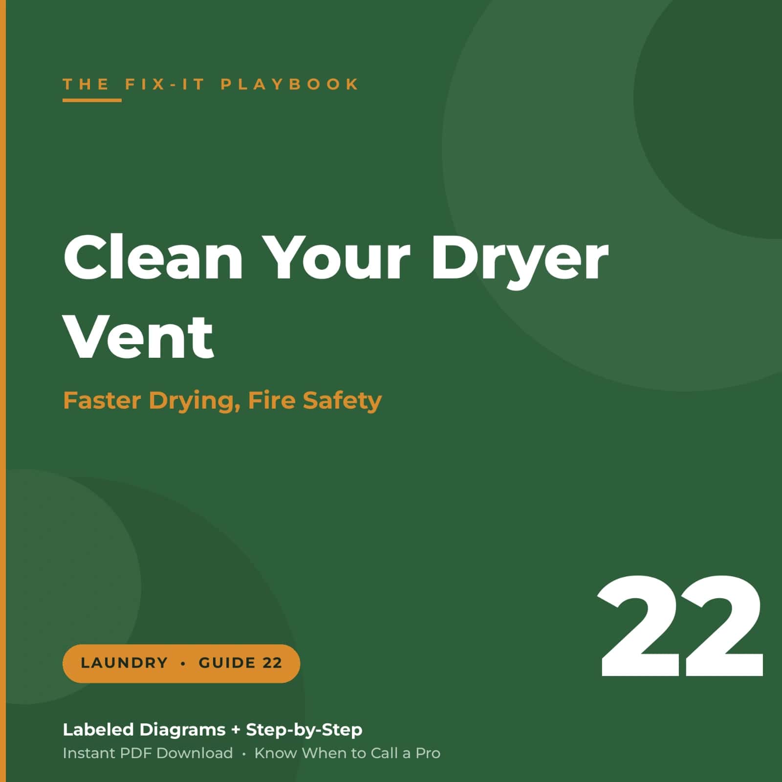 The Fix-It Playbook — How to Clean Your Dryer Vent